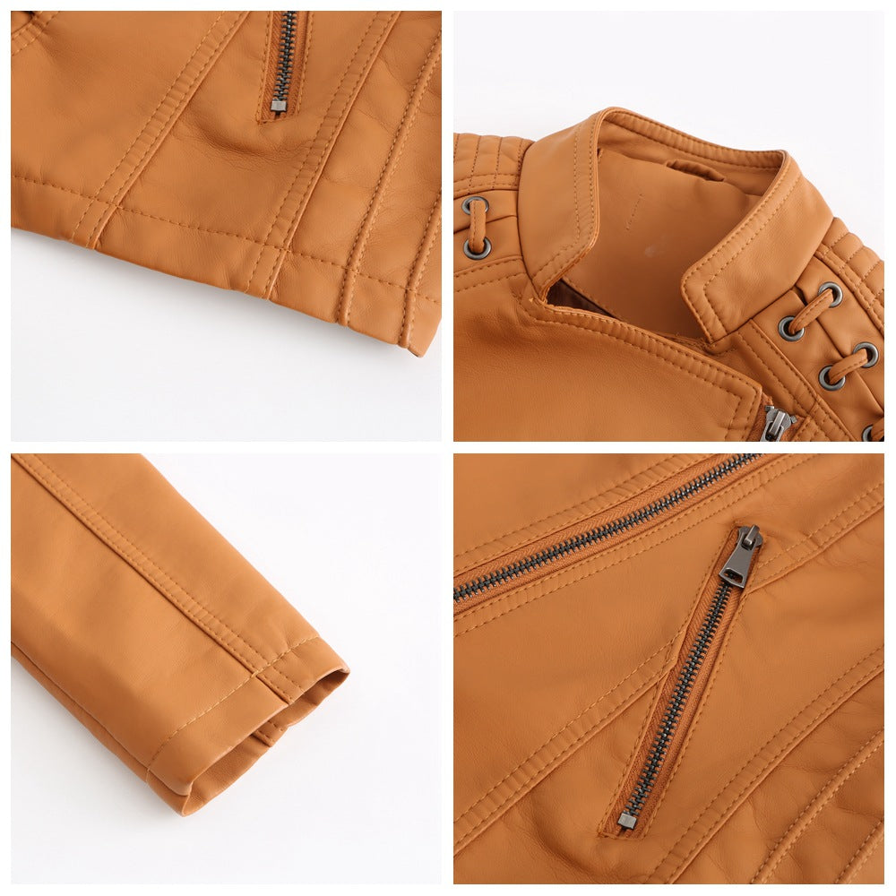 New Arrival- 50% OFF๐๐ฅ Washed Leather Jacket