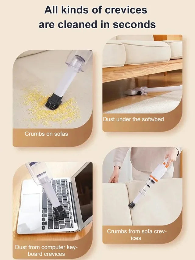 🔥Limited Time Offer 49% OFF🔥Multifunctional Suction Blowing 3-in-one Portable Cordless Handheld Vacuum Cleaner