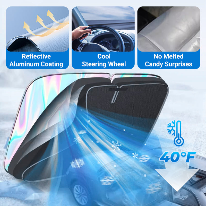 ๐ Summer Hot Sale 50% OFF ๐Laser Car Windshield Sunshade