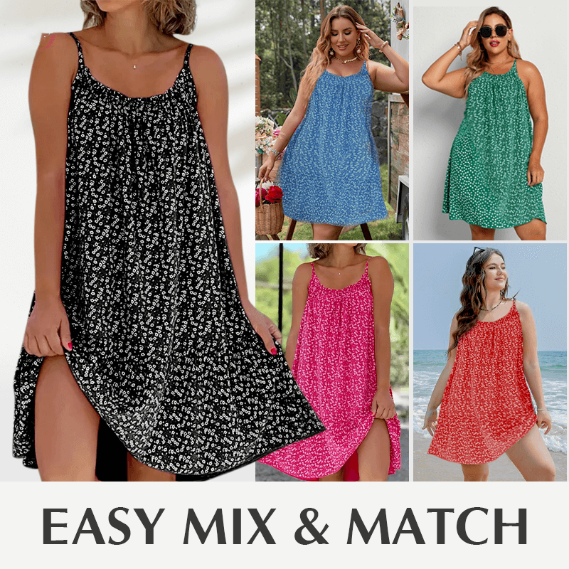 🔥Hot Sale 50 %OFF💖Floral Printed Camisole Dress