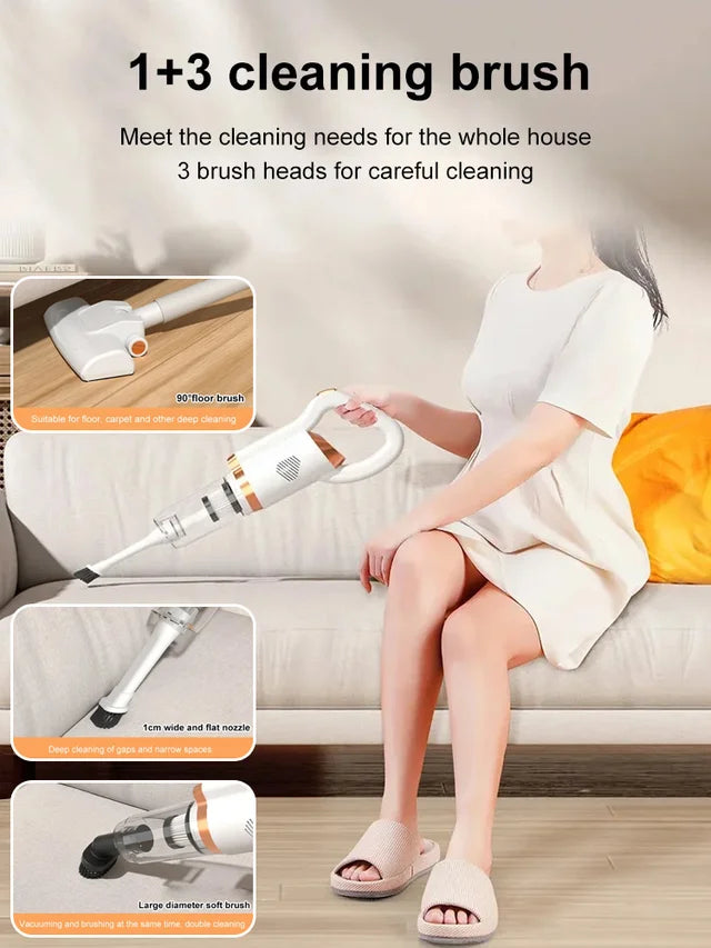 🔥Limited Time Offer 49% OFF🔥Multifunctional Suction Blowing 3-in-one Portable Cordless Handheld Vacuum Cleaner