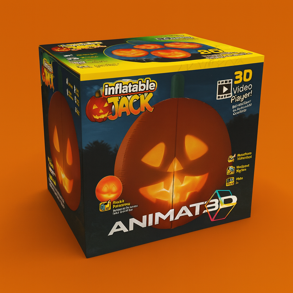 Spooky Early Bird Deals The Scariest Halloween Decoration—Jabbering Jack Talking Pumpkin Projector Lamp, Featuring Ghost/Traditional/Funny Modes