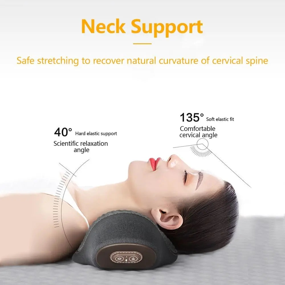 ๐ Enjoy Half Price - Heating Massage Neck Pillow