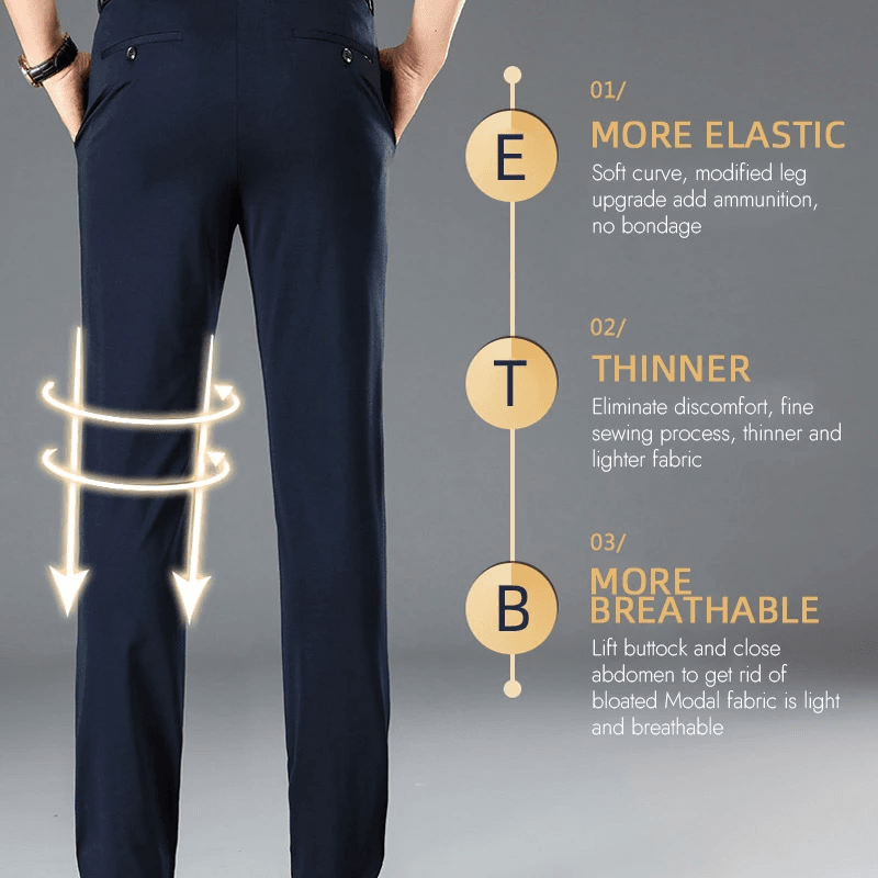 👑 Men's Stretch Iron-free Dress Pants