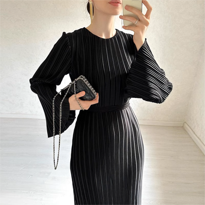 💕New Elegant Flare Sleeves Dress - Timeless & Flattering