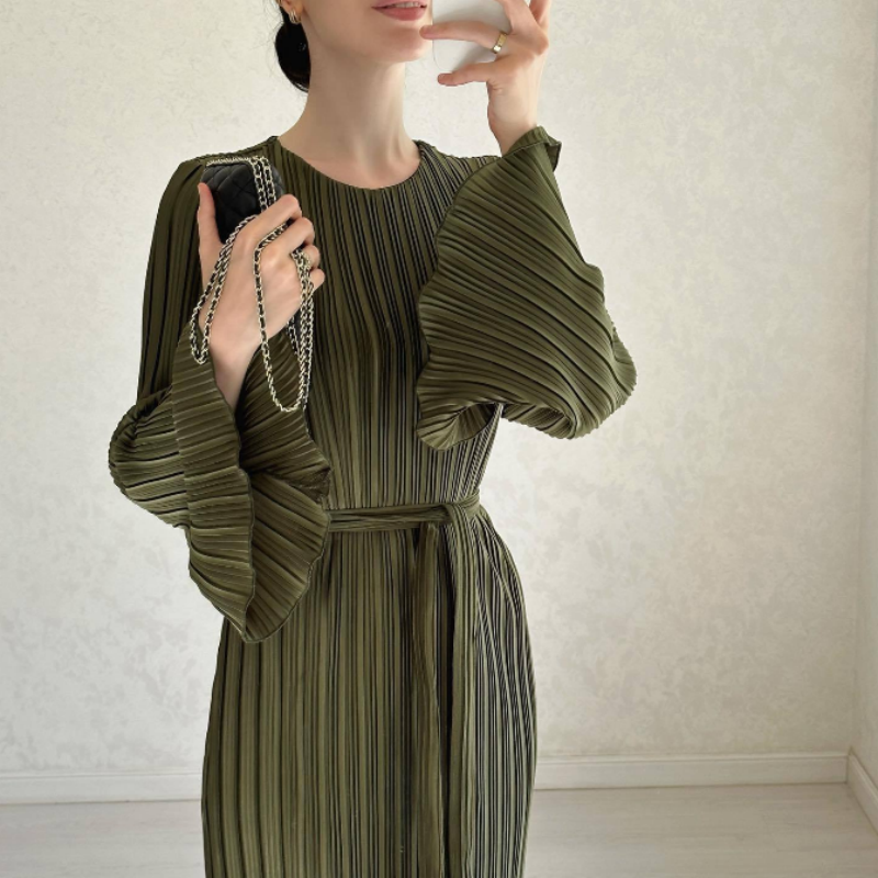 💕New Elegant Flare Sleeves Dress - Timeless & Flattering