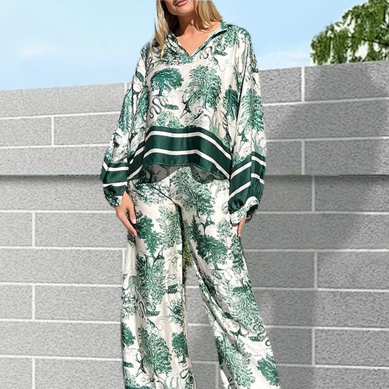 🌸Up to 50% OFF🌿The printed, loose-fitting suit for women in plus sizes🔥