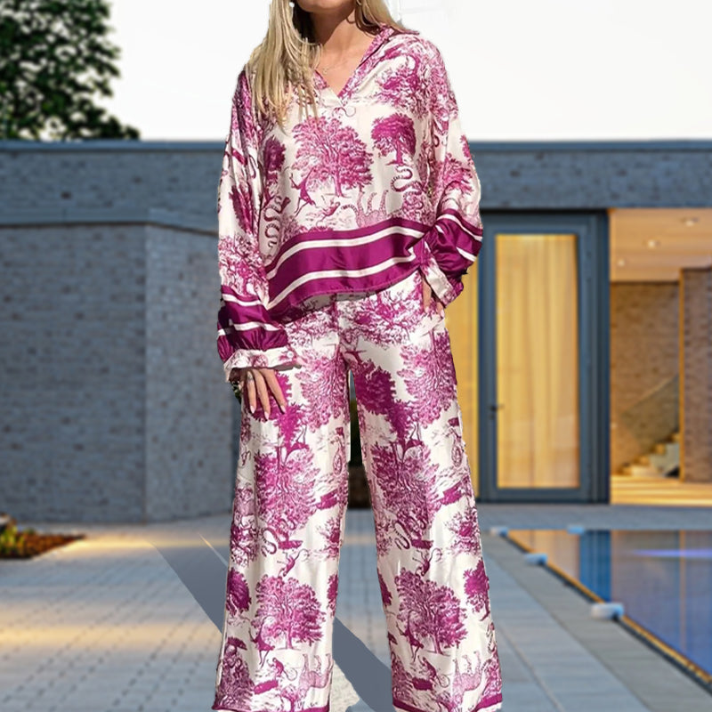 🌸Up to 50% OFF🌿The printed, loose-fitting suit for women in plus sizes🔥