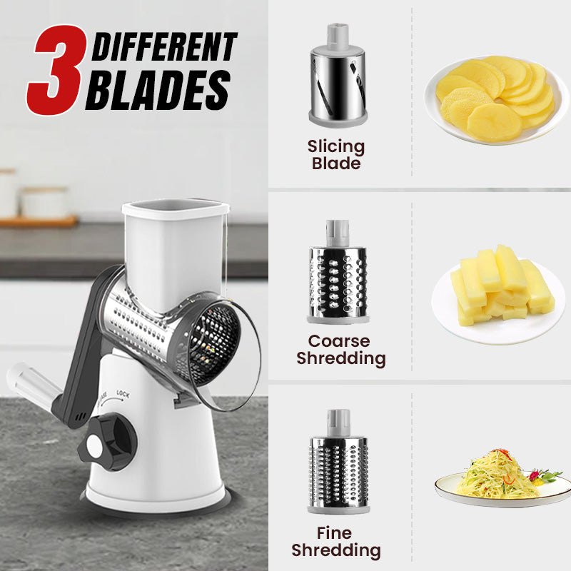 π₯ 2025 Kitchen Sale 50% OFFπ₯ Multifunctional Manual Rotary Grater & Chopper ππ₯