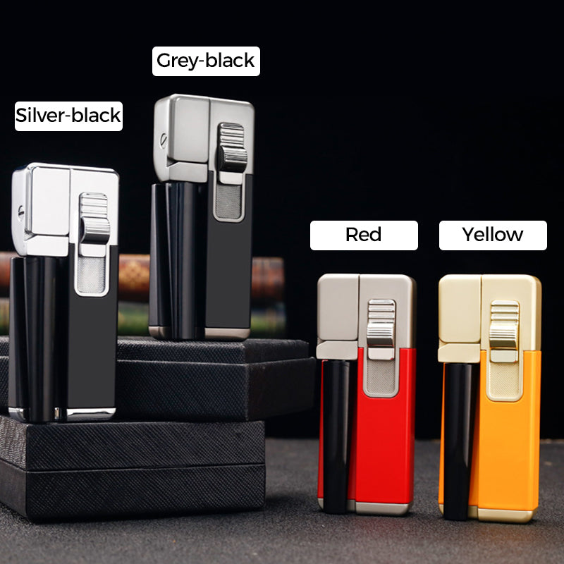 šLimited Time Offerš„Slant Flame Inflatable tobacco Pipe Dual Purpose Lighter