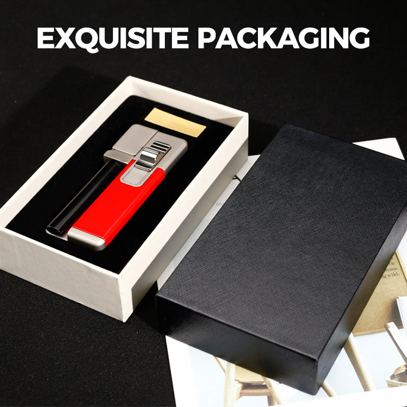 šLimited Time Offerš„Slant Flame Inflatable tobacco Pipe Dual Purpose Lighter