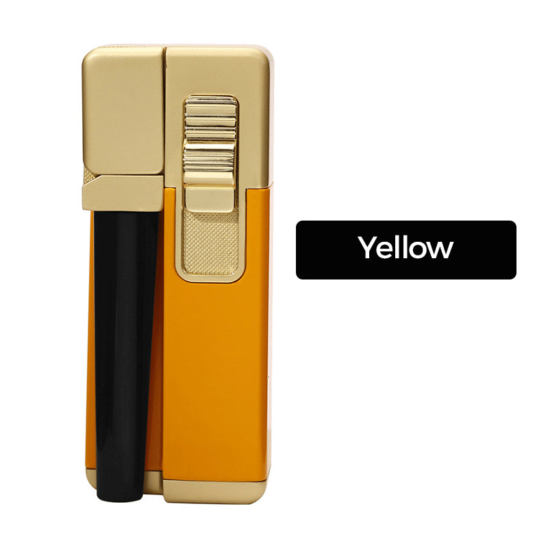 šLimited Time Offerš„Slant Flame Inflatable tobacco Pipe Dual Purpose Lighter