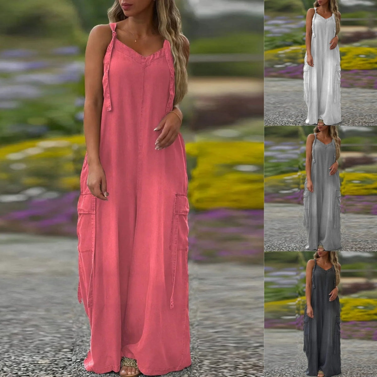ππ"2025 summer jumpsuit" -50% OFF for a Limited Timeπ Comfortable and Pocket-Friendly, A Summer Must-Have!