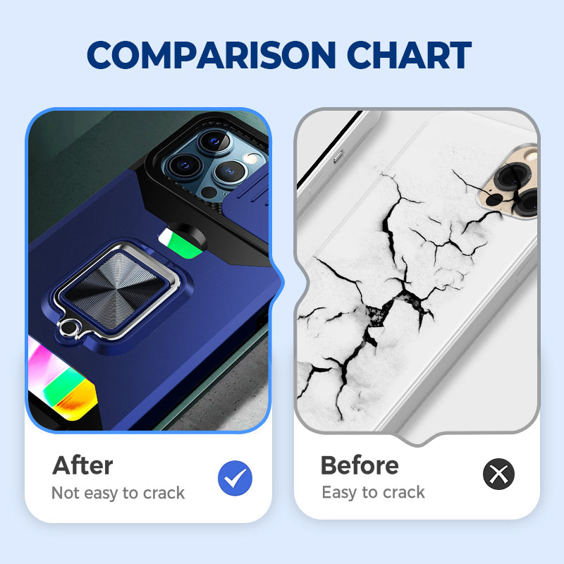 Shockproof Phone Case with Sliding Camera Cover