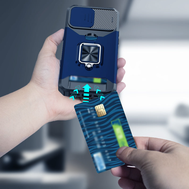 Shockproof Phone Case with Sliding Camera Cover
