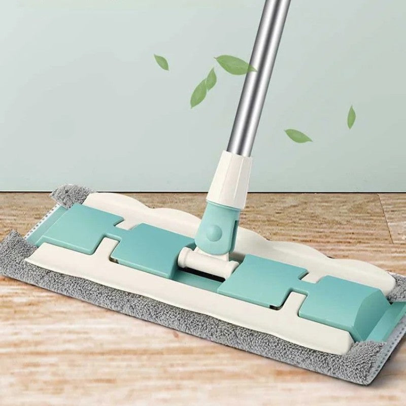 đ„Hot Sale 50% OFFâłFlat Mop with Stainless Steel Handle with Reusable Washable Mop Cloths