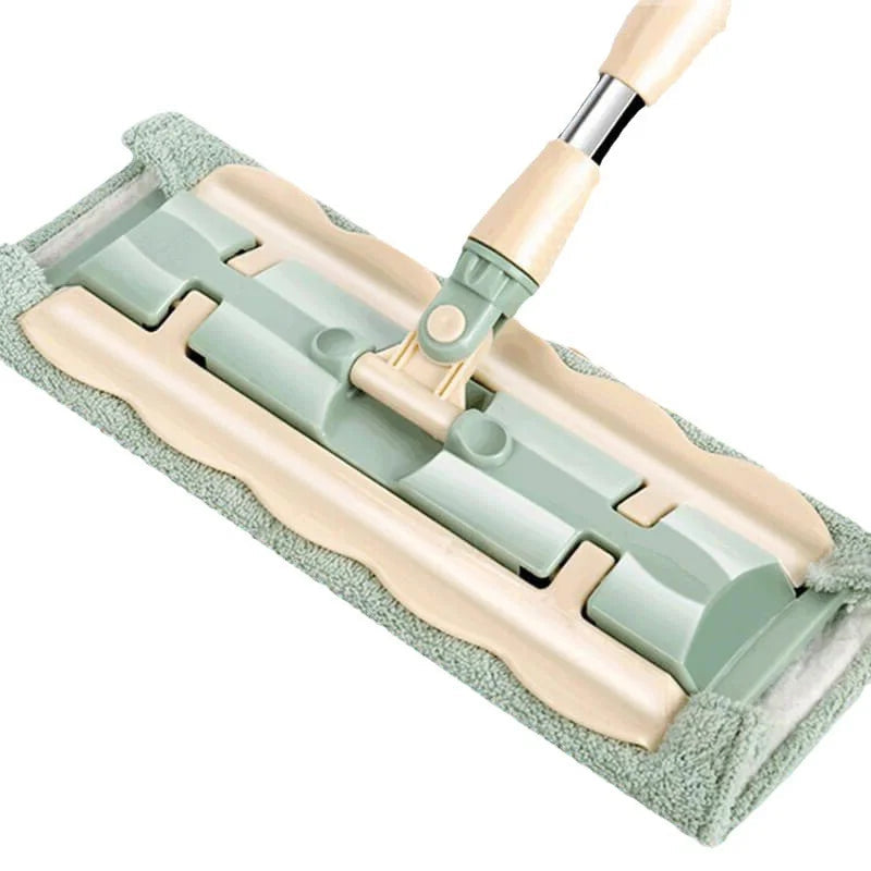 đ„Hot Sale 50% OFFâłFlat Mop with Stainless Steel Handle with Reusable Washable Mop Cloths
