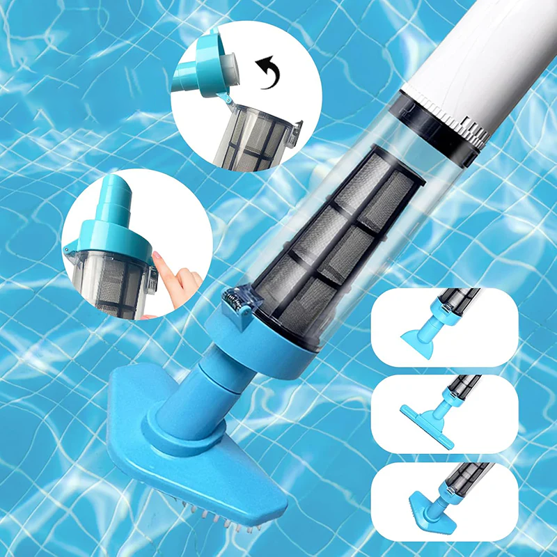 π3-in-1 Cordless Handheld Pool Vacuum Cleaner