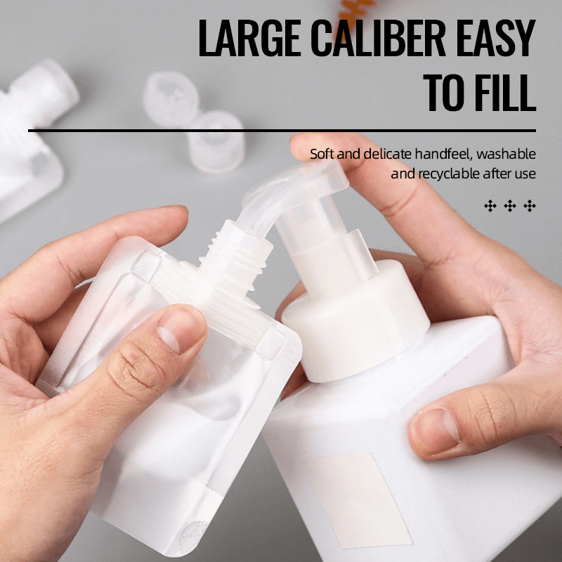 (🌷Summer SALE ) Portable Travel Fluid Makeup Packing Bag(10 Pcs)