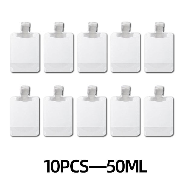 (🌷Summer SALE ) Portable Travel Fluid Makeup Packing Bag(10 Pcs)