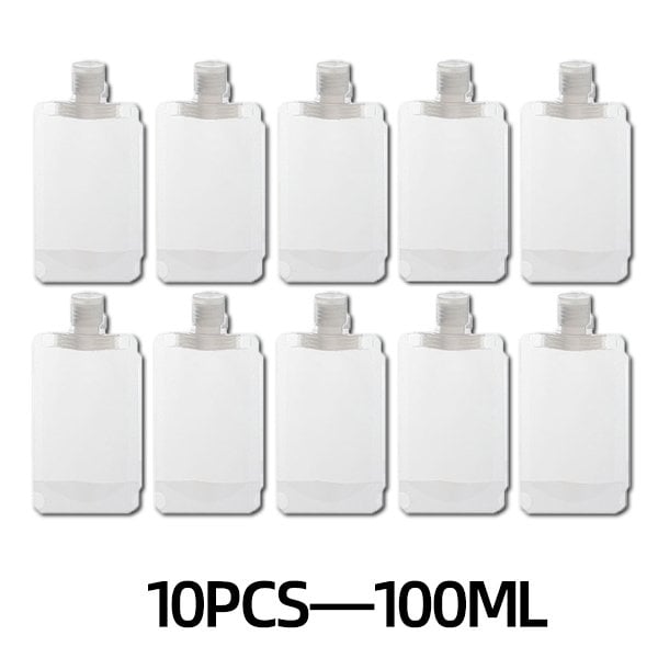 (🌷Summer SALE ) Portable Travel Fluid Makeup Packing Bag(10 Pcs)