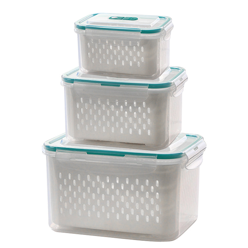 🔥Summer Hot Sale 50% OFF💝2 in 1 Draining Fresh-Keep Food Container