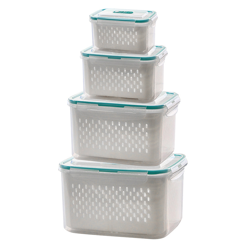 🔥Summer Hot Sale 50% OFF💝2 in 1 Draining Fresh-Keep Food Container