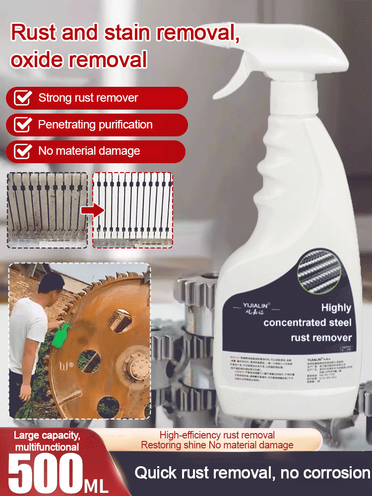 🔥 Highly concentrated rust remover for steel & iron