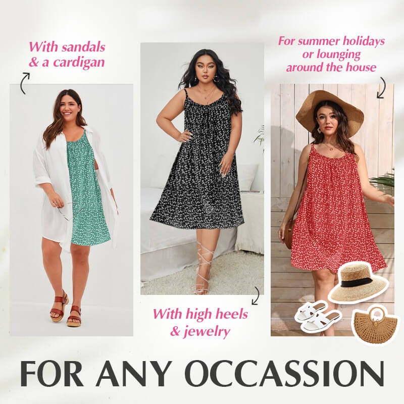🔥Hot Sale 50 %OFF💖Floral Printed Camisole Dress