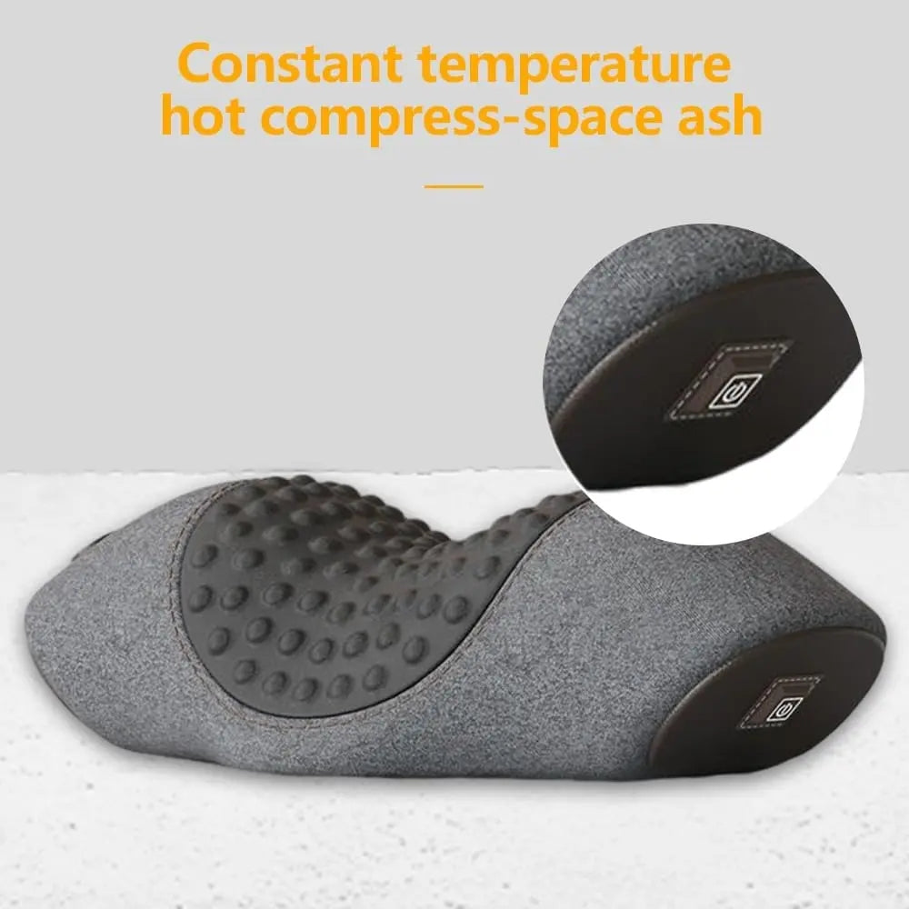 🎁 Enjoy Half Price - Heating Massage Neck Pillow
