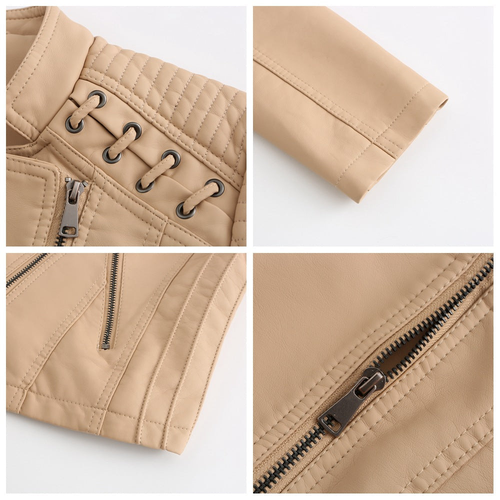 New Arrival- 50% OFF💝💥 Washed Leather Jacket
