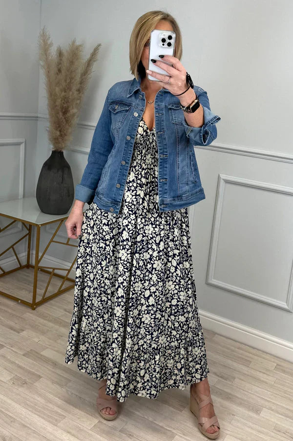 Leopard Shirred Waist Dress