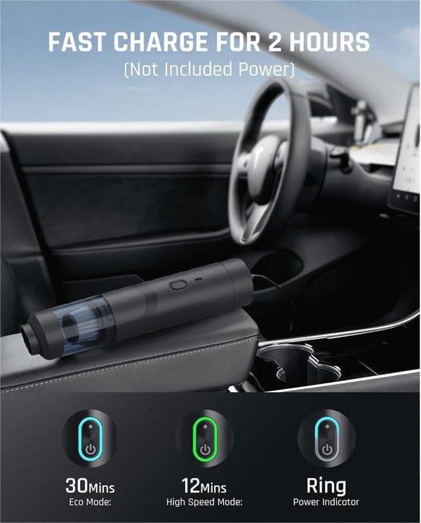 💥Slim V8 Mate Cordless Car Vacuum High Power 12000Pa/30AW