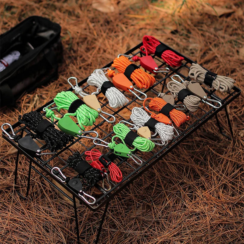 🔥New Hot Selling🪢Portable Adjustable Fix Camping Rope🌳
