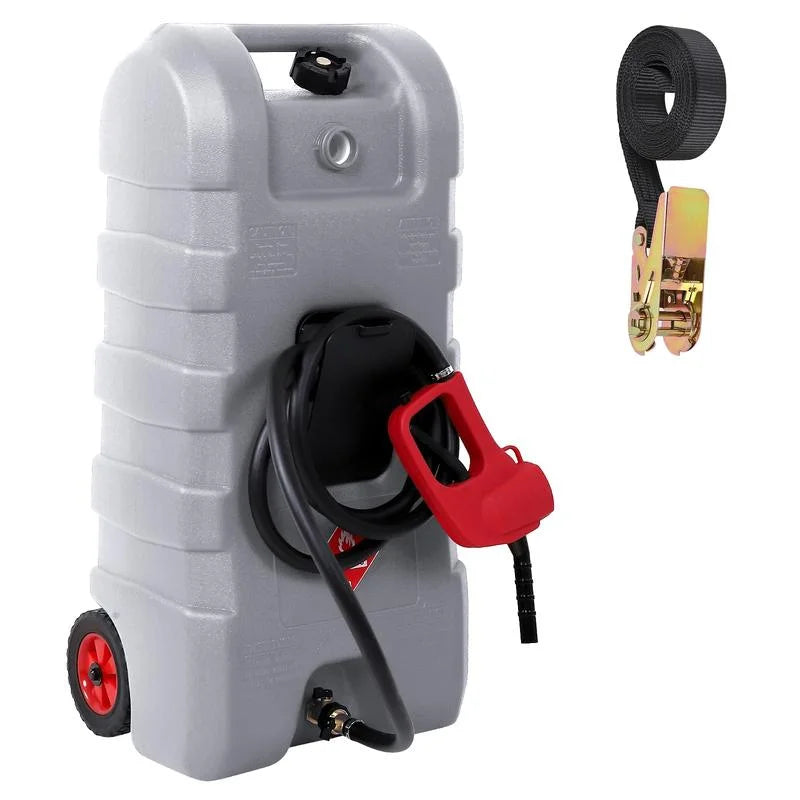 Portable Fuel Caddy With Siphon Pump And 10ft Hose