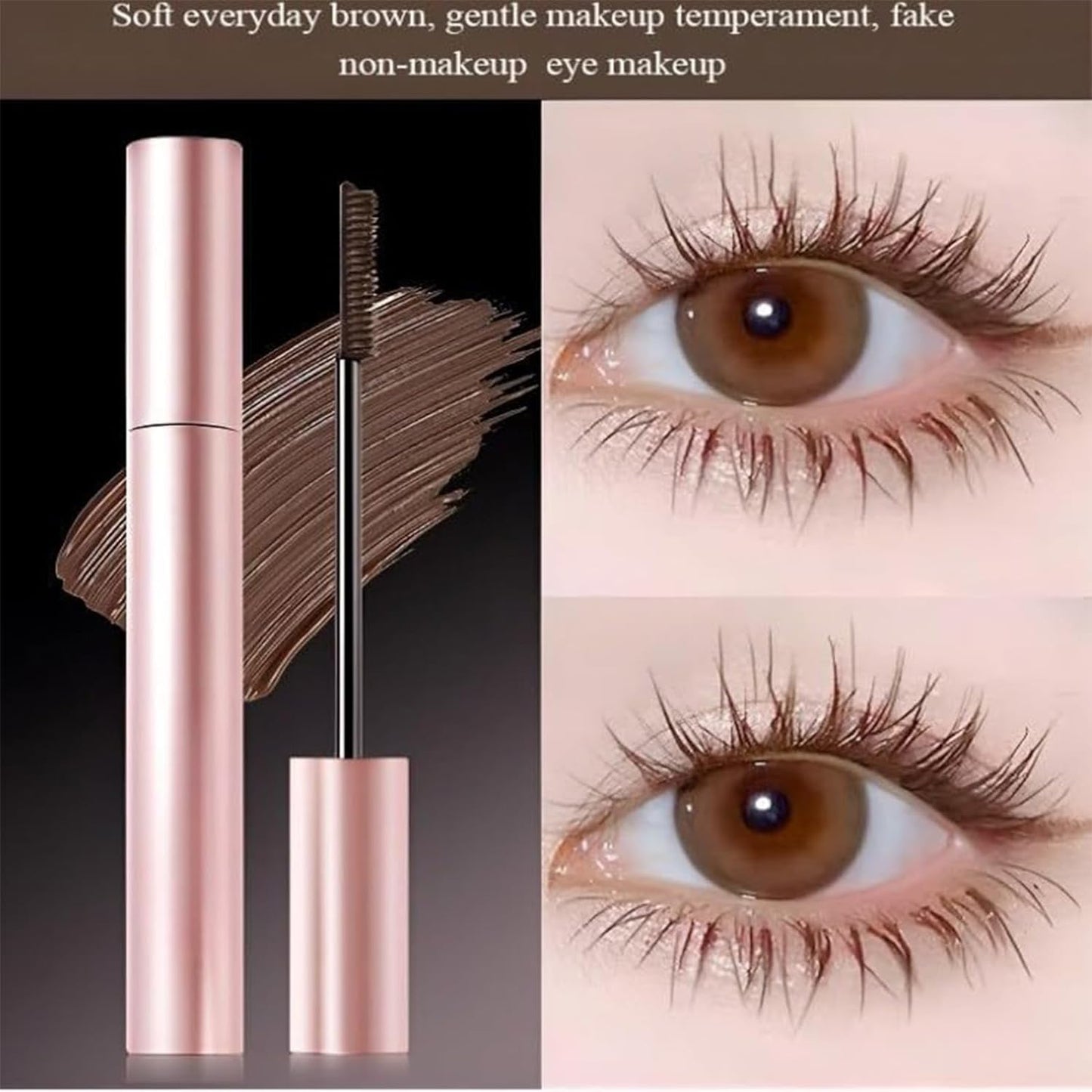 🎁Buy 1 Get 1 Free⏳Each 3.5￡[Waterproof and Non-Smudging] Lengthening and curling long-lasting mascara