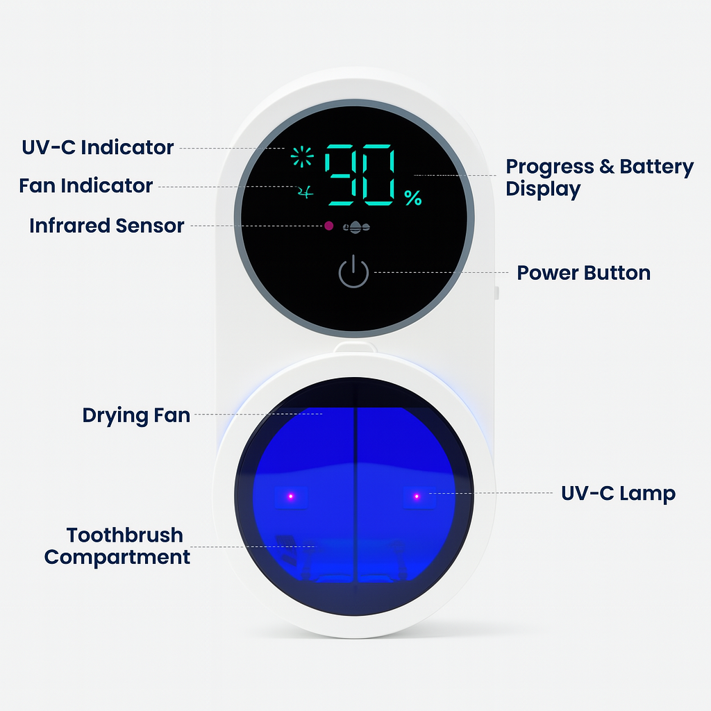 UVC Toothbrush Sterilizer