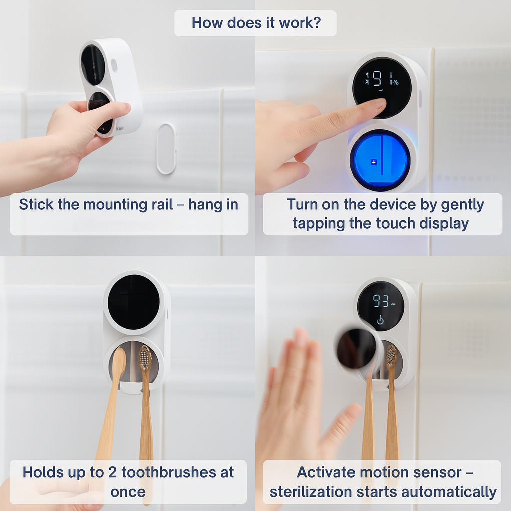 UVC Toothbrush Sterilizer