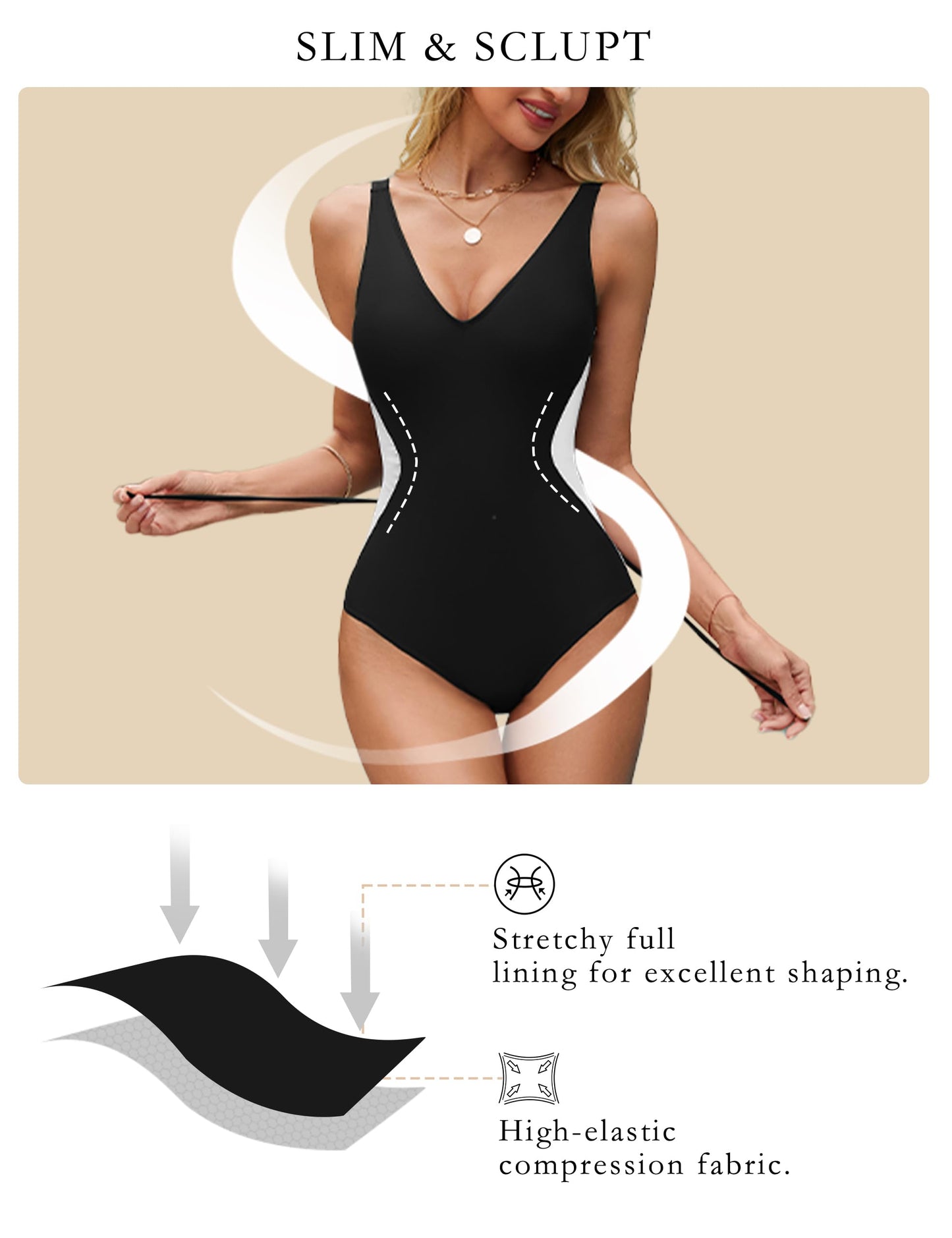 🏖️Pre-Summer Sale 49% OFF🏝️2025 new slim waist one-piece swimsuit