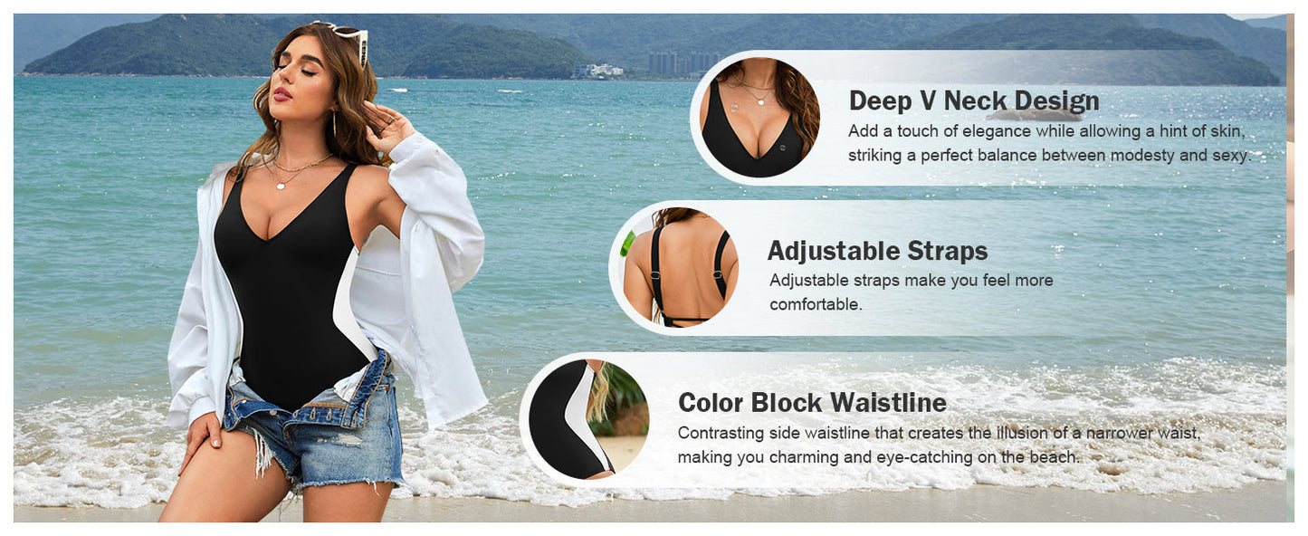 🏖️Pre-Summer Sale 49% OFF🏝️2025 new slim waist one-piece swimsuit