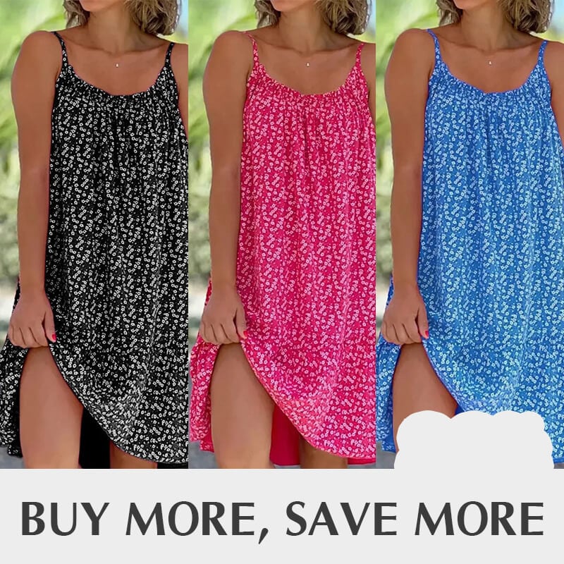 🔥Hot Sale 50 %OFF💖Floral Printed Camisole Dress