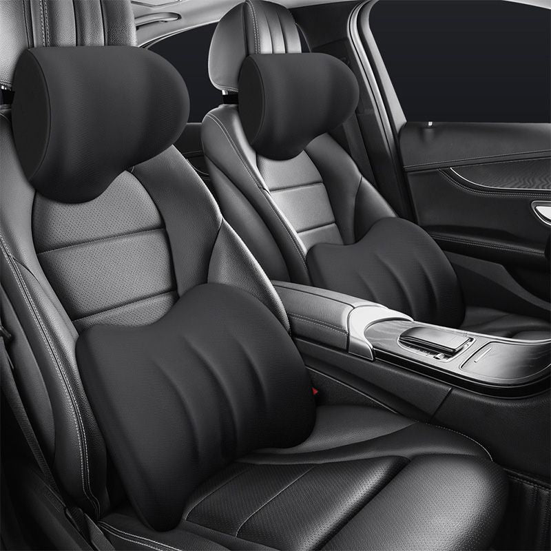 🔥Hot Sale For 50% OFF🔥 Ergonomic Car Seat Headrest & Lumbar Cushion💺