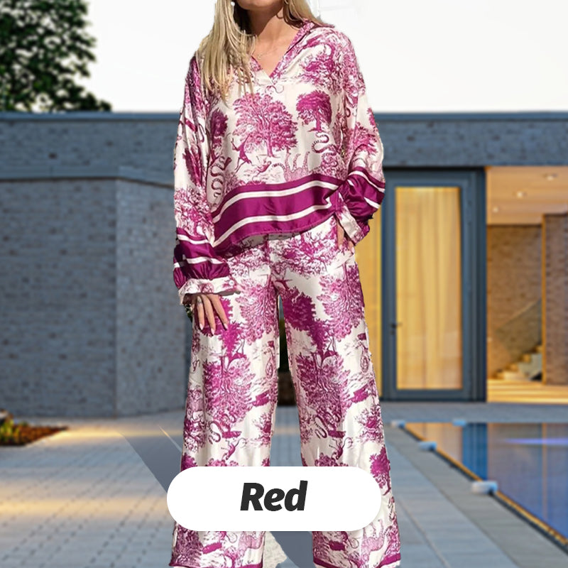 🌸Up to 50% OFF🌿The printed, loose-fitting suit for women in plus sizes🔥