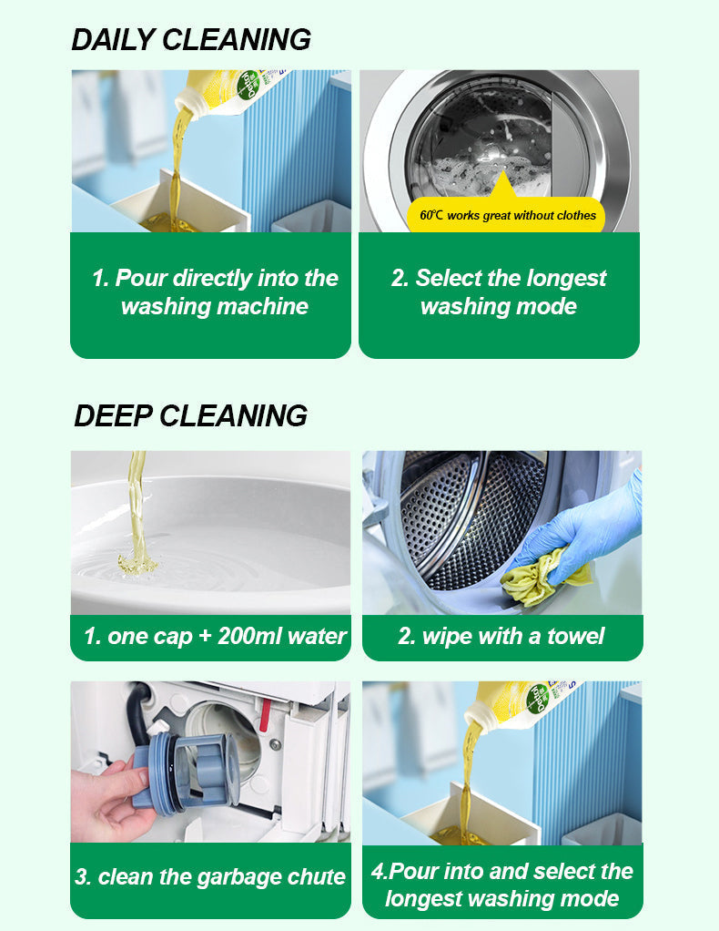 🔥Last Day 50% OFF🔥Anti Bacterial Liquid Washing Machine Cleaner