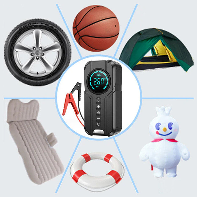 🔥Hot Sale 50% 0FF🍃Emergency starter power bank & car air pump