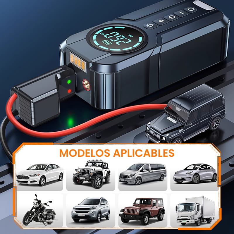 🔥Hot Sale 50% 0FF🍃Emergency starter power bank & car air pump