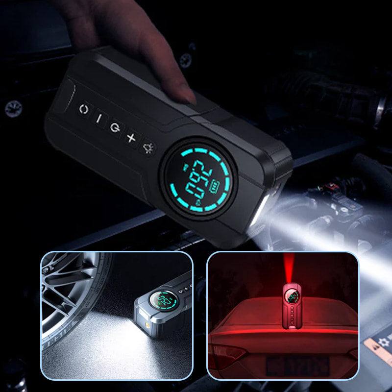 🔥Hot Sale 50% 0FF🍃Emergency starter power bank & car air pump