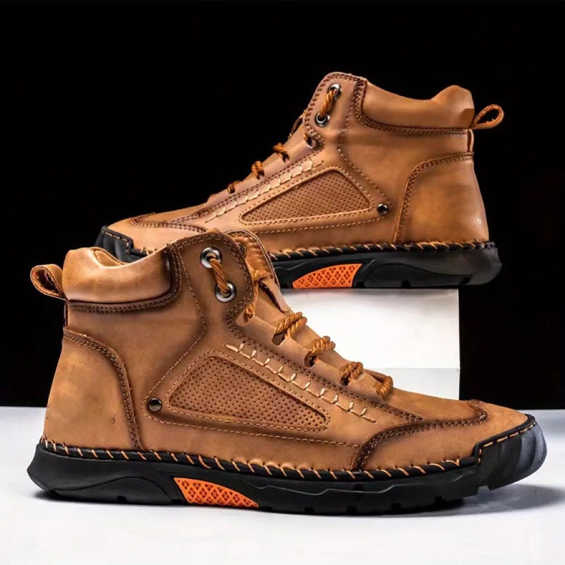 💥Hot Sale--50% Off💥Stylish Hand-Stitched Flat Sole Men's Boots💥Ultimate comfort💥