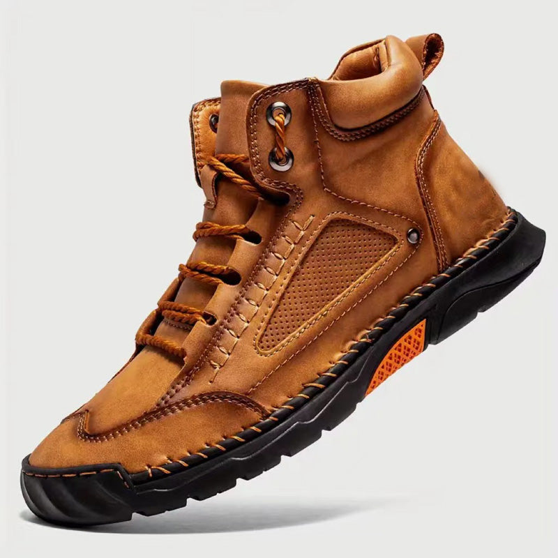 💥Hot Sale--50% Off💥Stylish Hand-Stitched Flat Sole Men's Boots💥Ultimate comfort💥