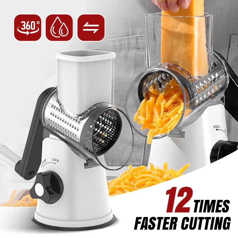 🔥 2025 Kitchen Sale 50% OFF🔥 Multifunctional Manual Rotary Grater & Chopper 🚀🥕